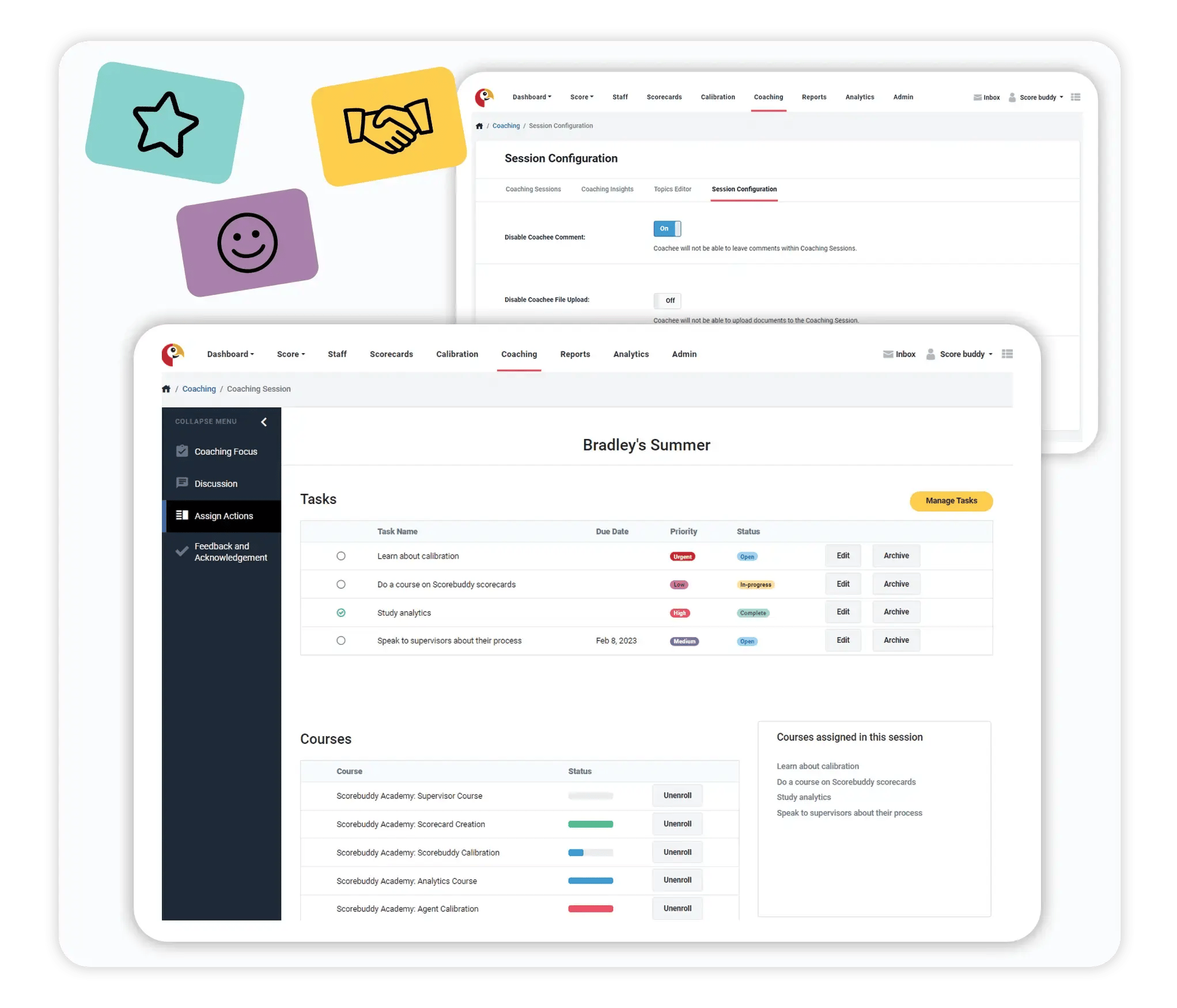 Coaching dashboard - 4-1-2