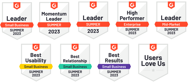 G2 Badges Summer 2023 Report