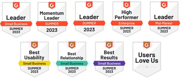 G2 Badges Summer 2023 Report