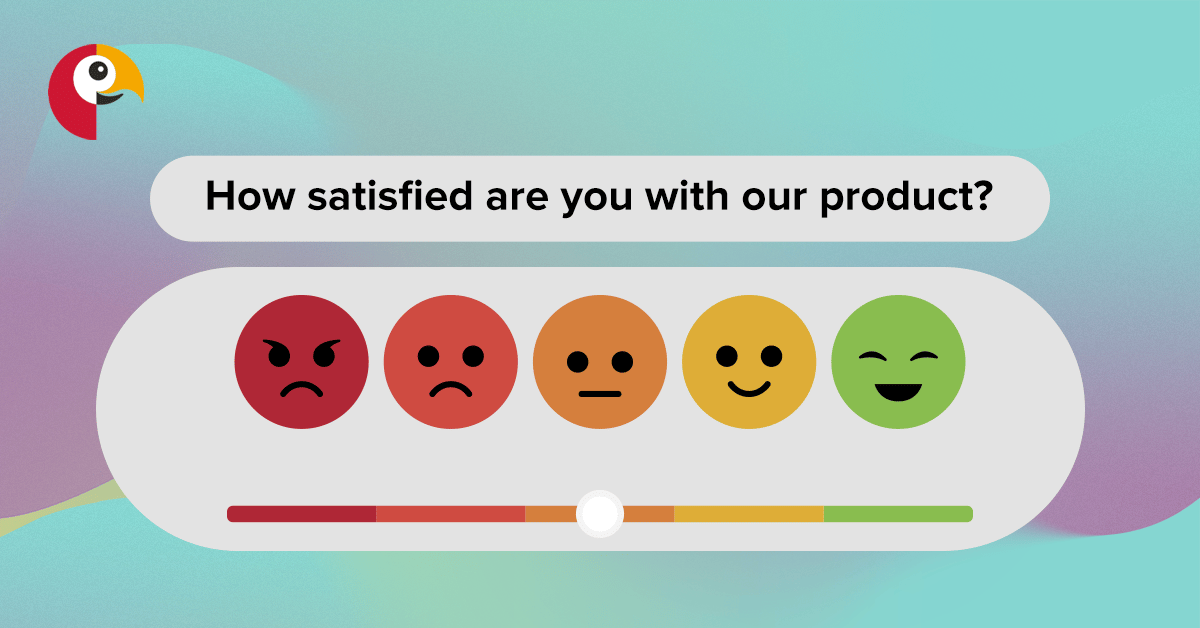 One-question post-interaction CSAT survey with 1-5 scale.