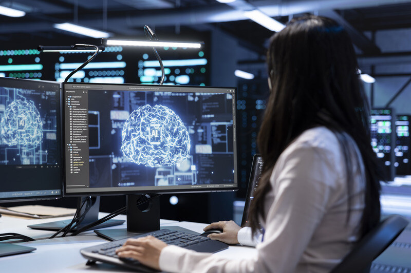 qué es un agente de call center ai