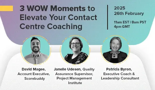 elevate your contact centre coaching webinar