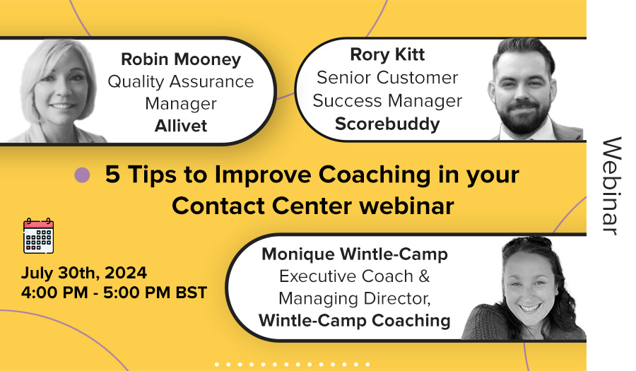 5 tips to improve coaching in your contact center webinar