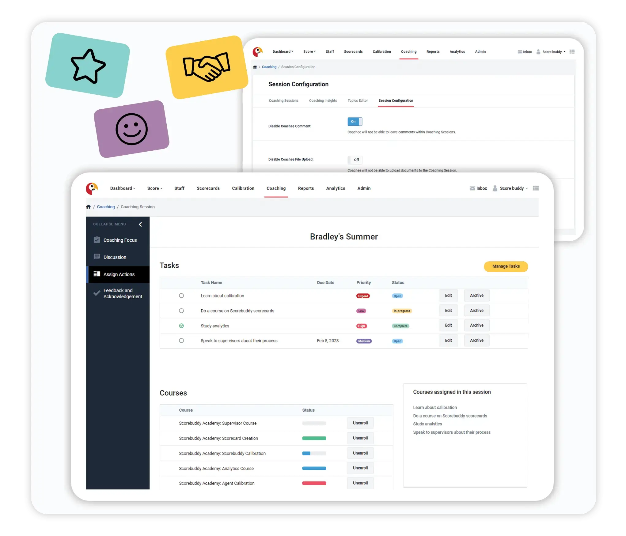Coaching dashboard - 4-1-2
