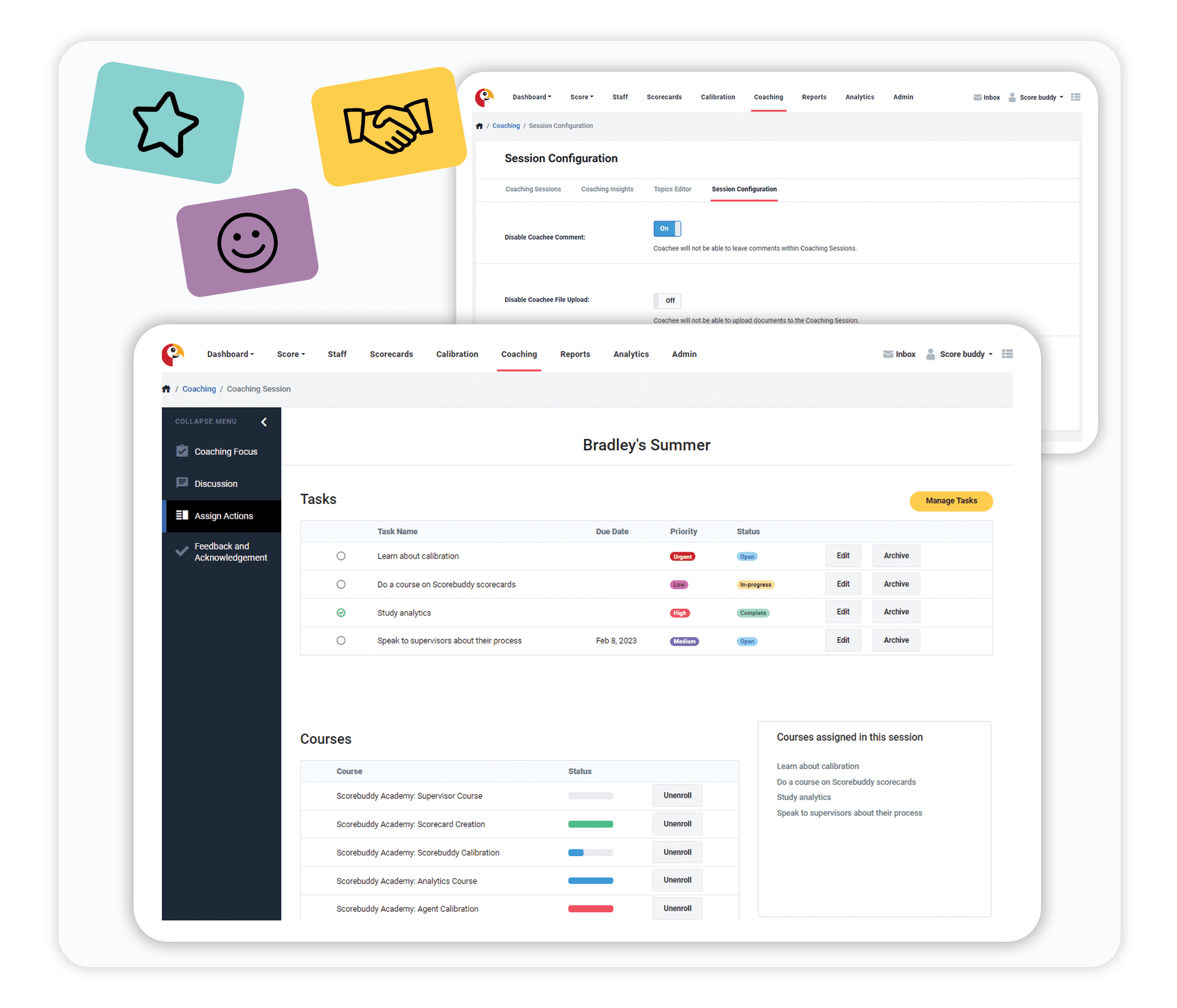 Coaching dashboard - 4-1