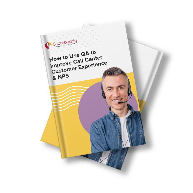 Cover Mockup for How to Use QA to Improve Call Center Customer Experience & NPS copy