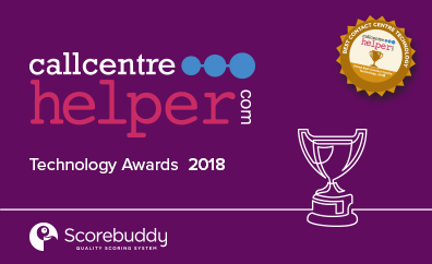 Award: Scorebuddy - Best Contact Center Software 2018