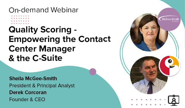 Quality Scoring - Empowering the Contact Center Manager