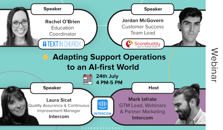 adapting support operations to an ai-first world webinar