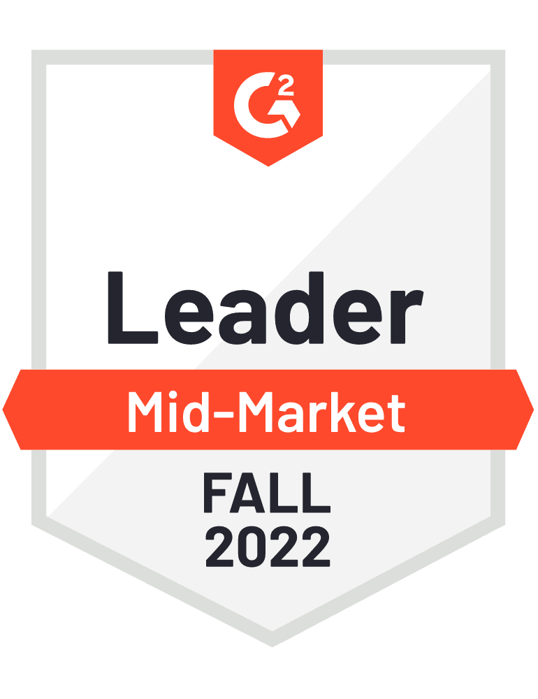 G2 | Leader | Mid-Market | FALL 2022
