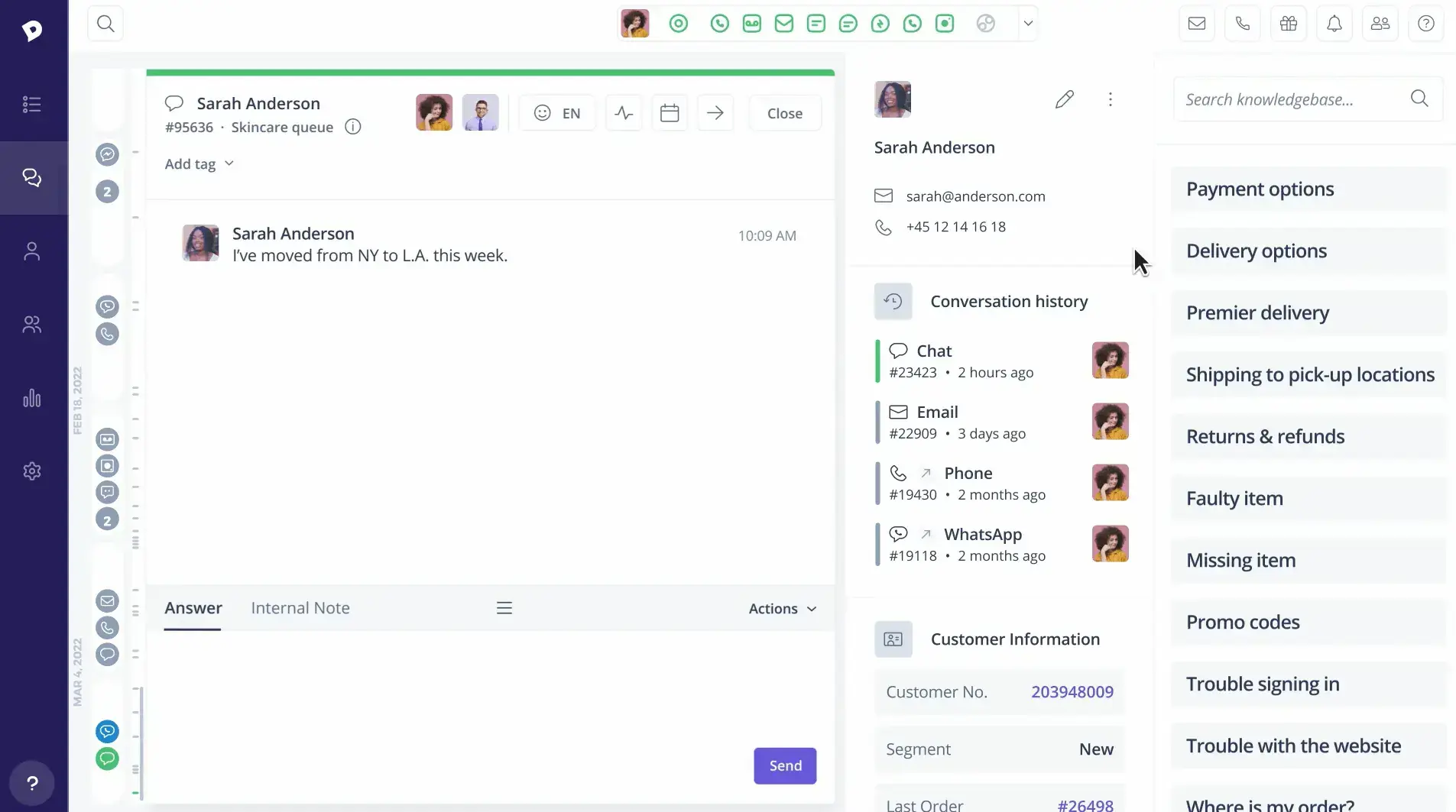 dixa dashboard