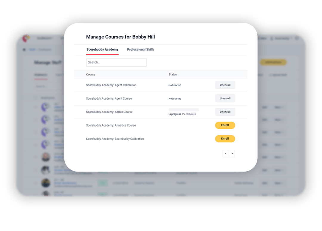 scorebuddy lms for qa