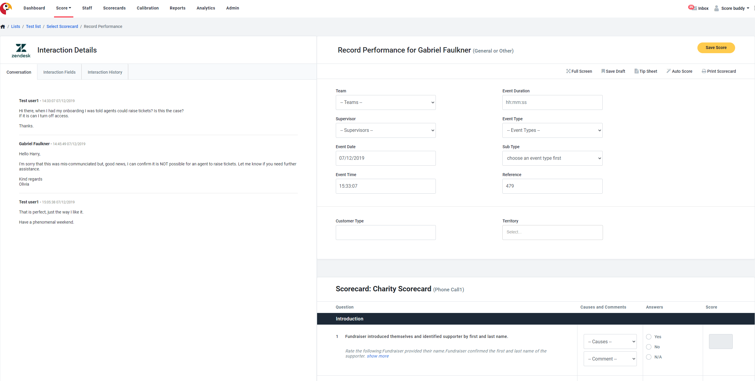 Zendesk Integration